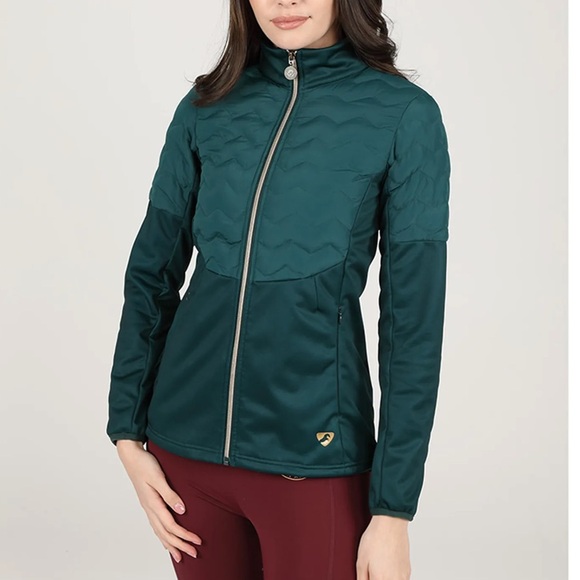 Aubrion Regent jacket dark green szM - Picture 4 of 5
